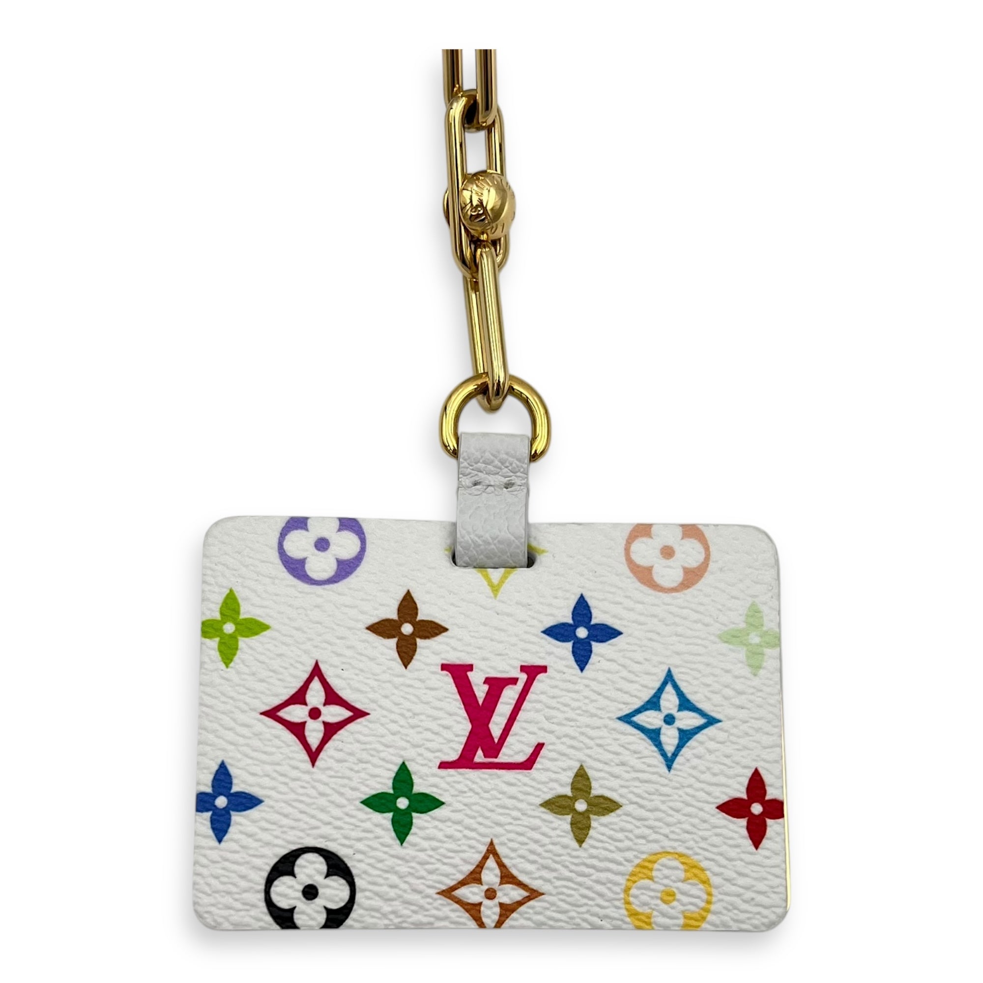 Marellini Shoulder Bag White in Epi Leather, Gold hardware - Image 10