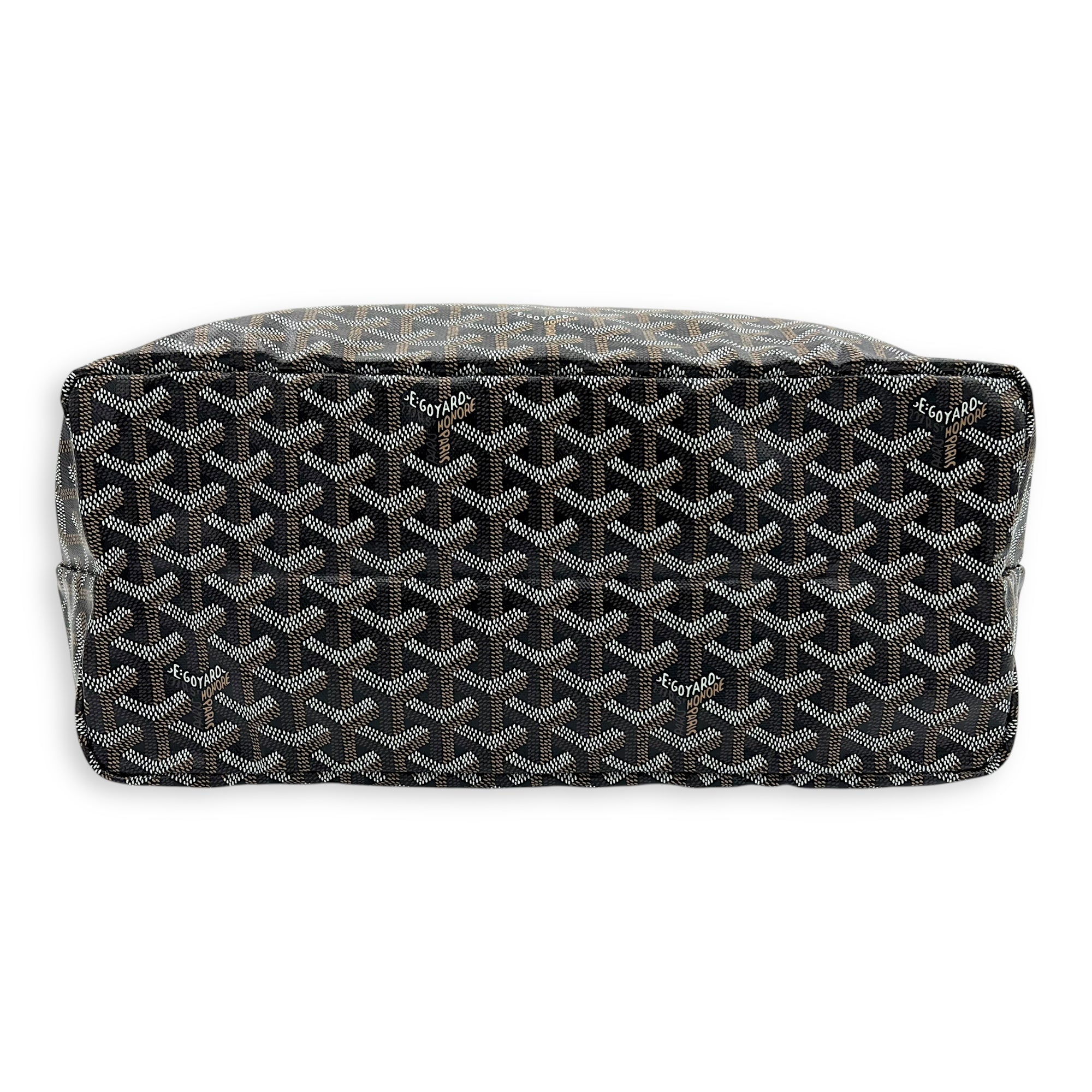 Saint Louis PM Brown Tote Bag in Coated Canvas, Silver hardware - Image 6