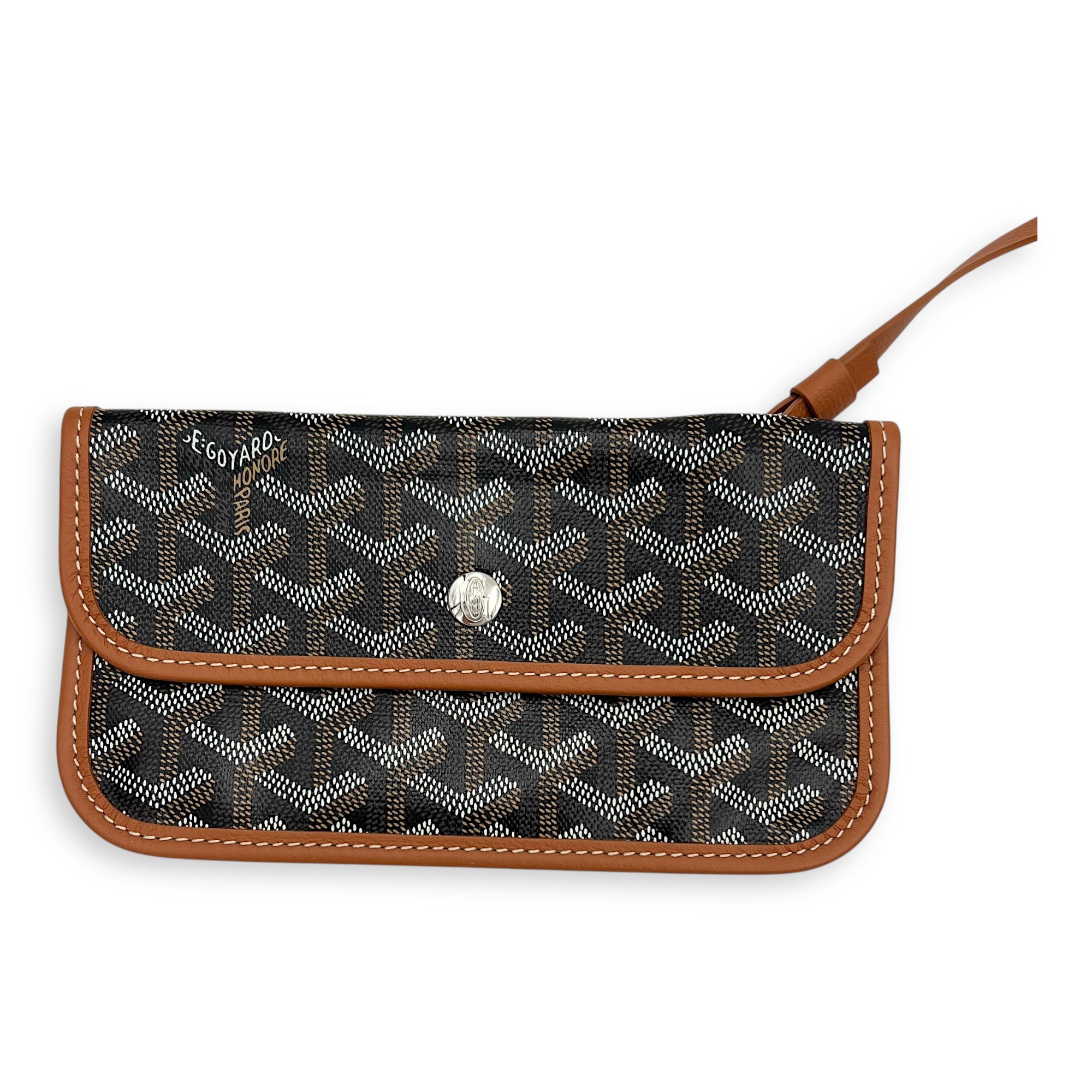 Saint Louis PM Brown Tote Bag in Coated Canvas, Silver hardware - Image 10