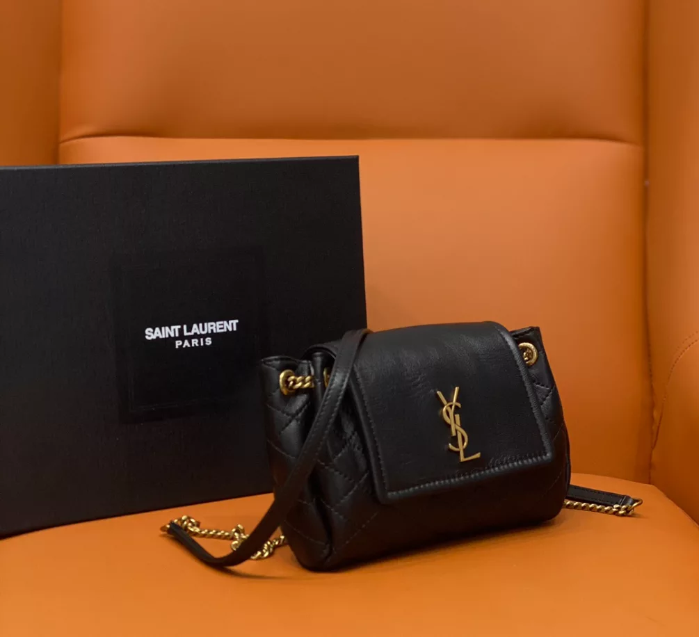 Saint Laurent Mini Nolita in Lambskin - Image 7