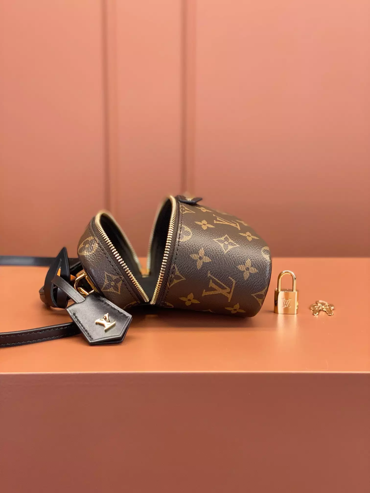 Vanity Chain Pouch Monogram Brown Coated Canvas - Repbags.ru - Image 8