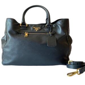 Prada Black Top Handle Bag