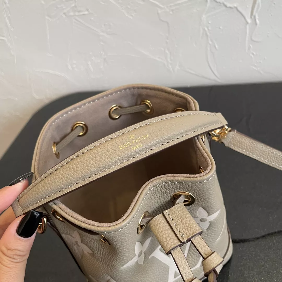 Nano Noé Bicolor Monogram Empreinte Leather - ReplicaBags.is - Image 9