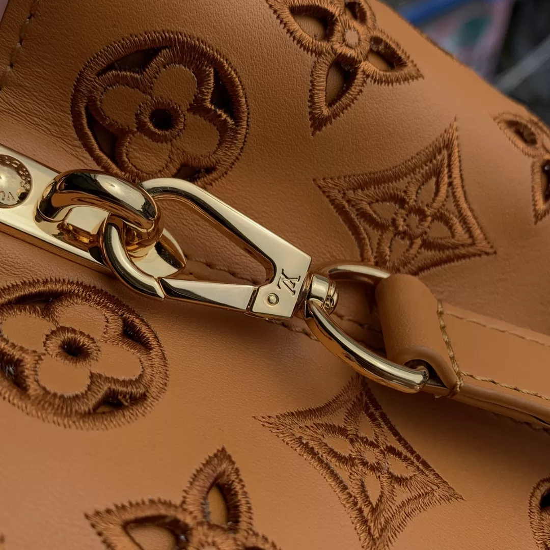 LV Broderie Anglaise Capucines Mini Saffron Yellow - Image 9