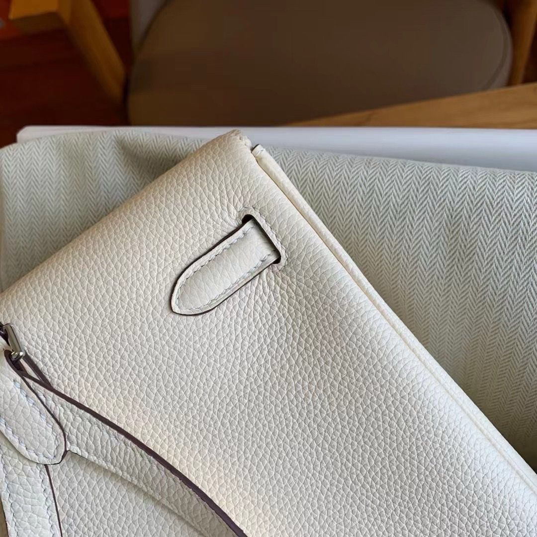 Hermes Kelly Ado Backpack in Nata Clemence Leather - Image 5