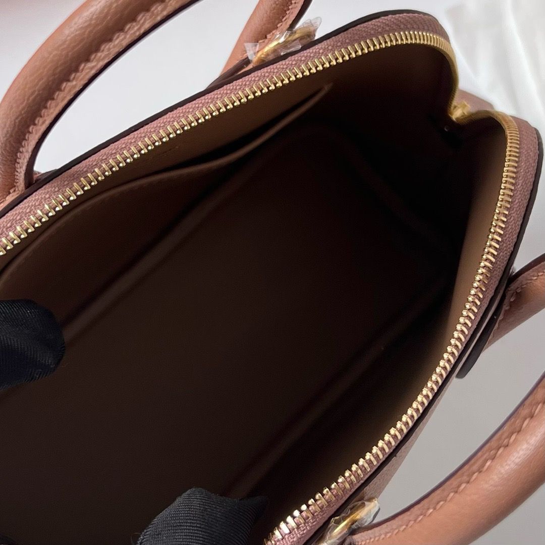 Hermes Bolide 1923 Mini Handmade Bag In Quebracho Chevre Mysore Leather - Image 8