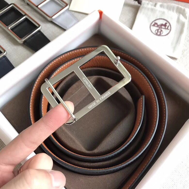 Hermes Officier Belt Buckle & Brown 38MM Strap - Image 7