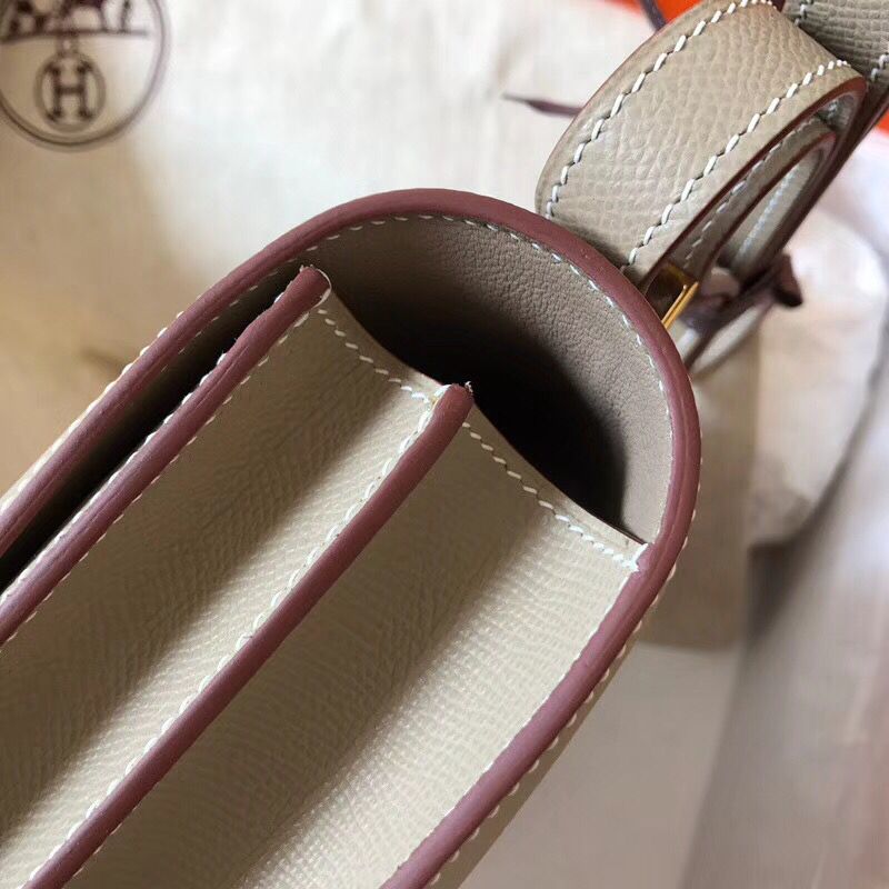 Hermes Constance 24 Handmade Bag In Tourterelle Epsom Leathe - Image 5