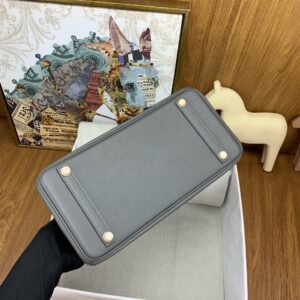 Hermes Shoulder Birkin Light 29 Bag in Etain Swift Calfskin