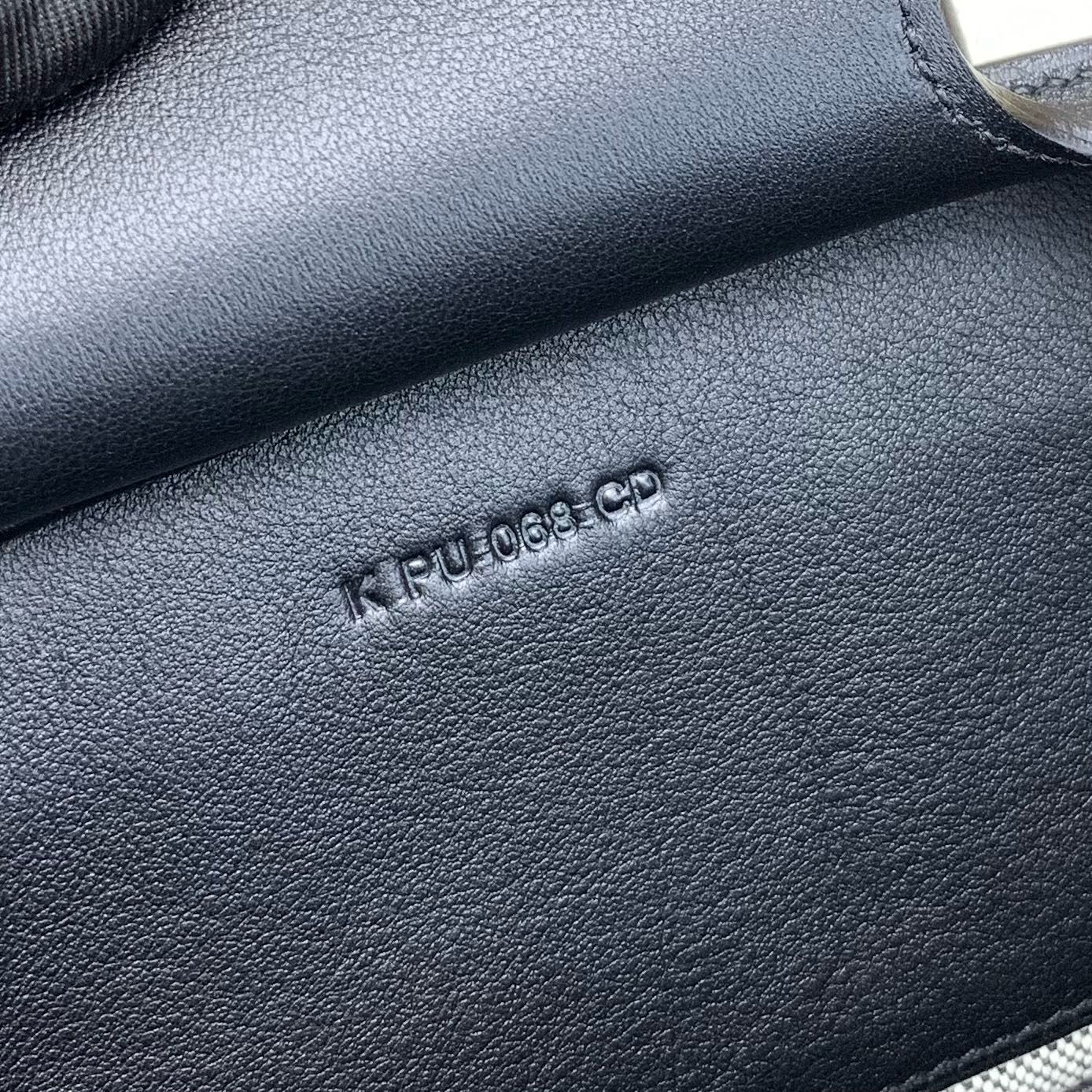 Hermes Shoulder Birkin Light 29 Bag in Toile and Black Swift Leather - Image 9