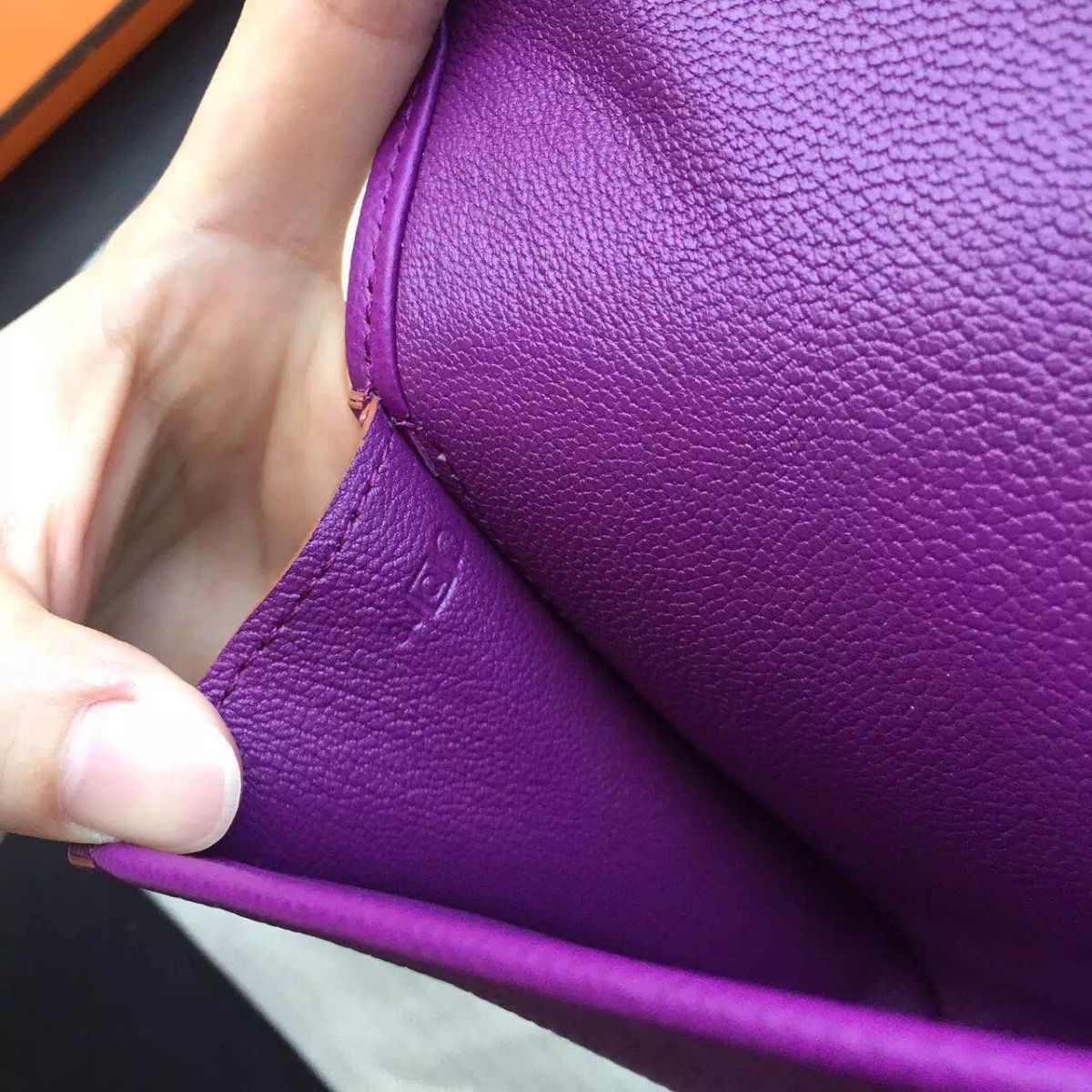 Hermes Jige Elan 29 Clutch Bag In Cyclamen Epsom Calfskin - Image 7