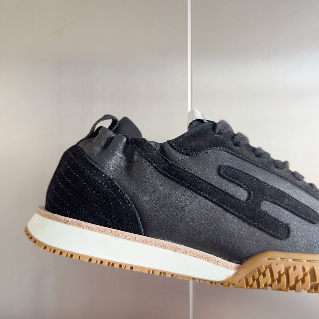 Hermes Women's Jet Sneakers in Black Nappa Leather - Image 9