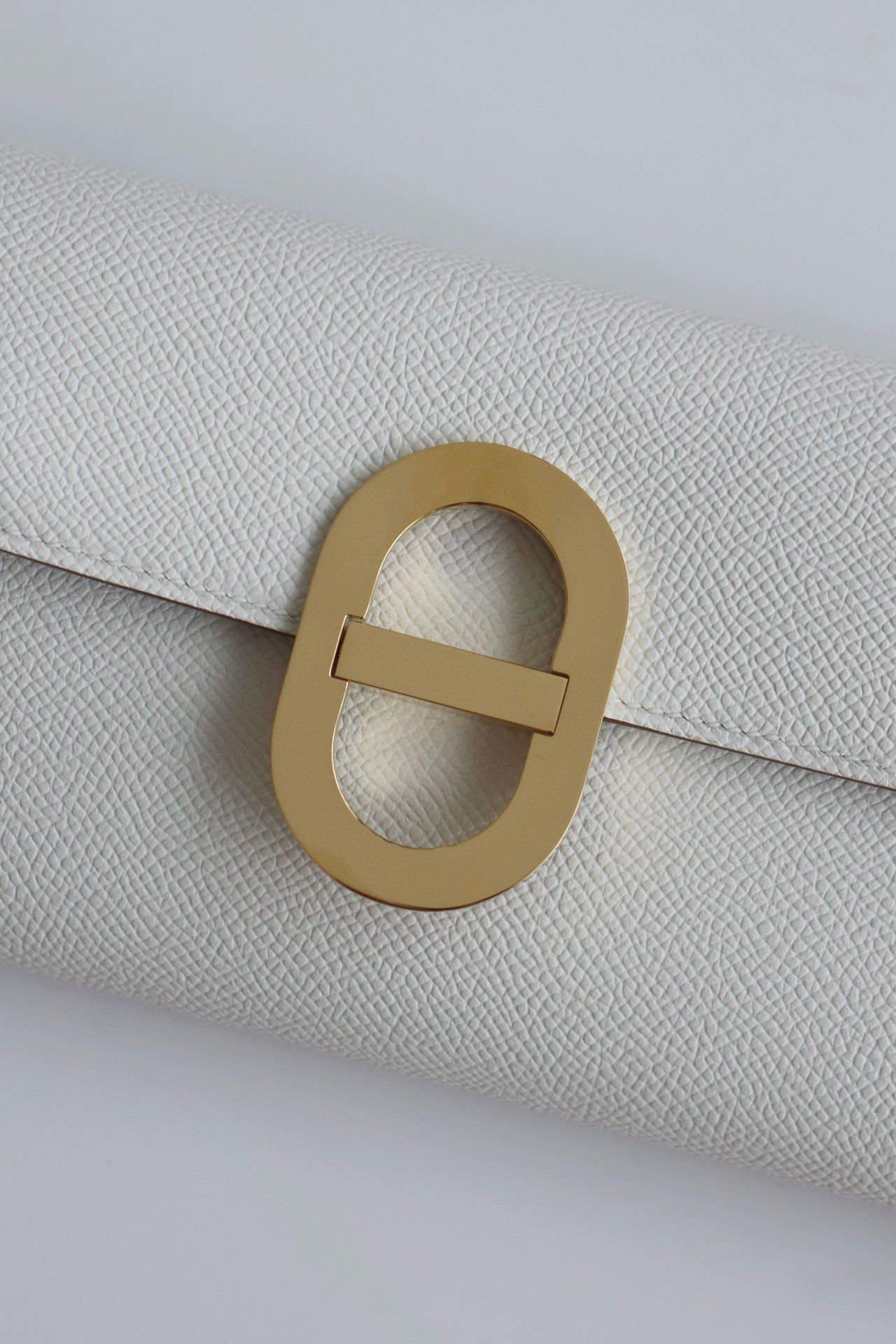 Hermes Maillon To Go Wallet in Gris Pale Epsom Calfskin - Image 7