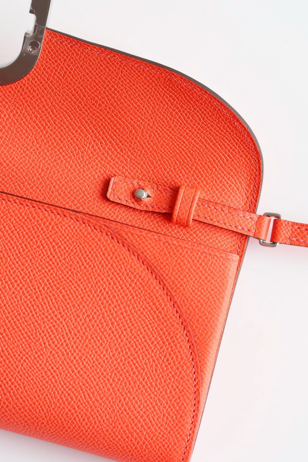 Hermes Maillon To Go Wallet in Rose Jaipur Epsom Calfskin - Image 5