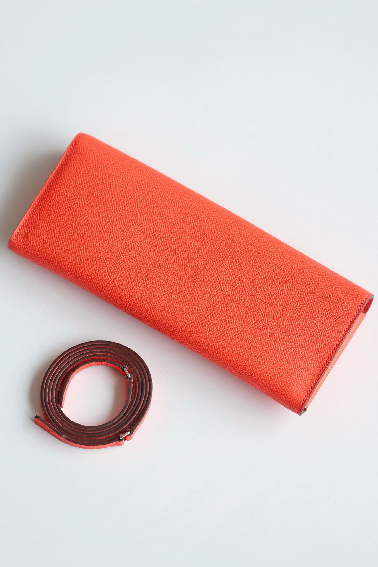 Hermes Maillon To Go Wallet in Rose Jaipur Epsom Calfskin - Image 10