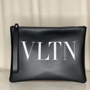 Valentino Black VLTN Clutch