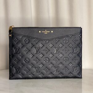 Louis Vuitton Black Monogram Empreinte Daily Clutch