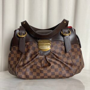 Louis Vuitton Damier Ebene Sistina PM Shoulder Bag