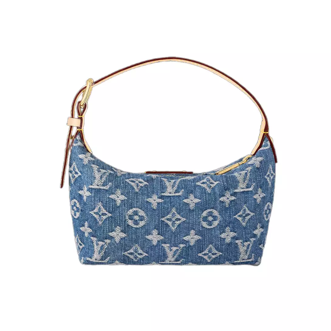 LV Remix Hills Pochette Monogram Denim - ReplicaBags.is