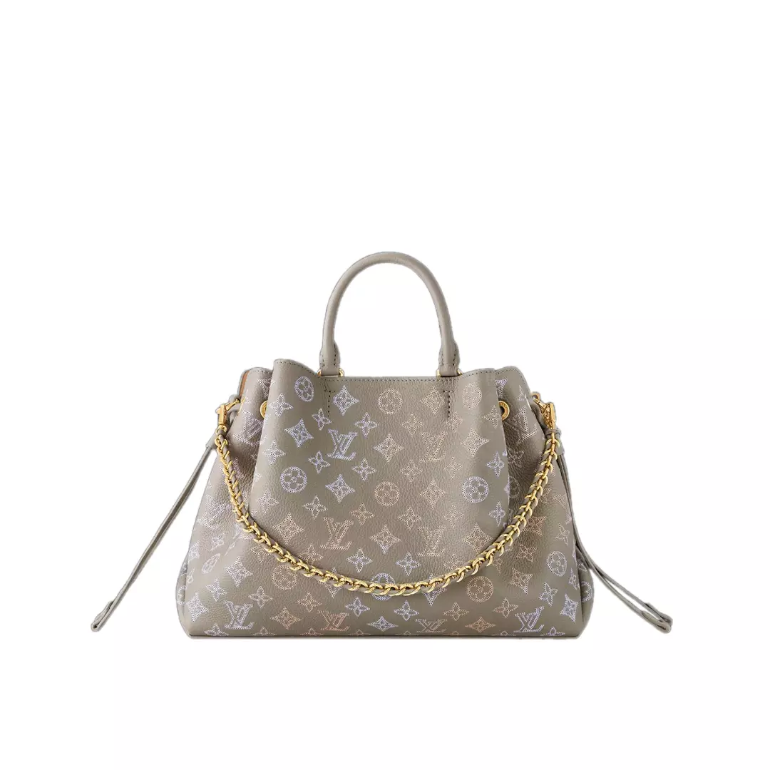 Bella Tote Gray Mahina Calfskin - Repbags.is