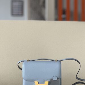 Constance 19 Epsom Bleu Lin(J7) Gold Hardware