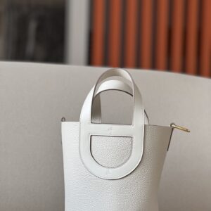 Hermes In-The-Loop 18 Swift Craie (10) Gold Hardware