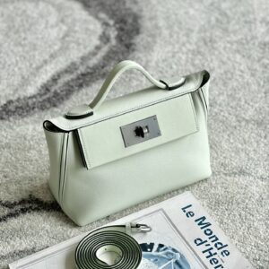 2424 Mini 21 Evercolor And Swift Vert Fizz (0S) Palladium Hardware